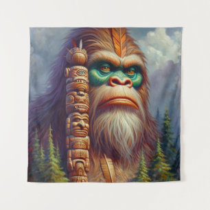 Tapete De Parede Totalidade Nativa Americana de Pé Grande