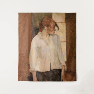 Tapete De Parede Toulouse-Lautrec - A Montrouge, Rosa La Rouge