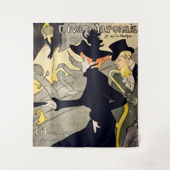 Tapete De Parede Toulouse-Lautrec - Divan Japonês (Frente)