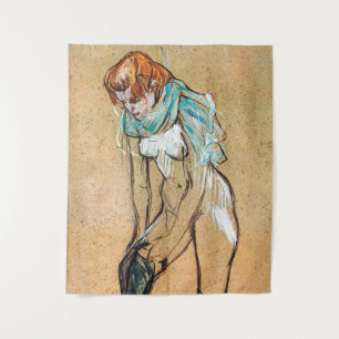 Tapete De Parede Toulouse-Lautrec - Mulher Puxando suas Meias
