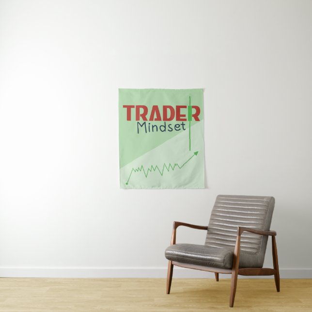 Tapete De Parede Trader Mindset – Discipline Focused Trading (In Situ)
