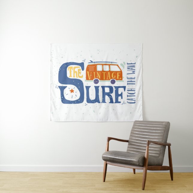 Tapete De Parede Trave o poster da onda (In Situ (Horizontal))