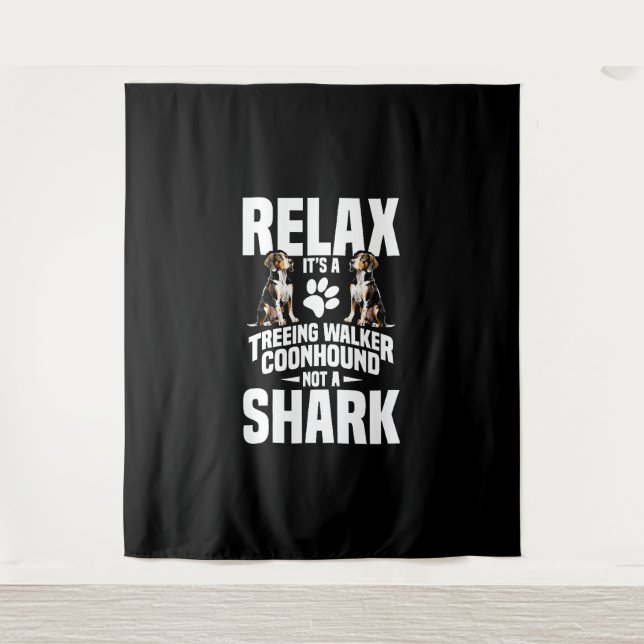 Tapete De Parede Treing Walker Coonhound Owner Puppy Relax (Frente)