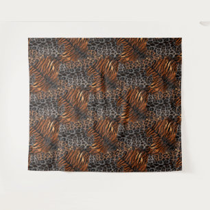 Tapete De Parede Trendência de pele de tigre-leopardo