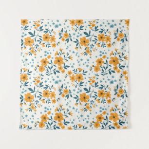 Tapete De Parede Trendy, padrão floral de vintage. Sem fim de