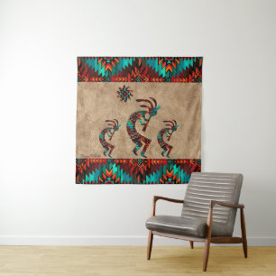 Tapete De Parede Três Tapeçarias de Kokopelli