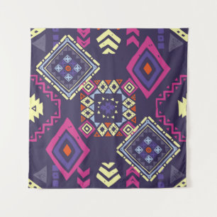 Tapete De Parede Tribal, origem geométrica primitiva.