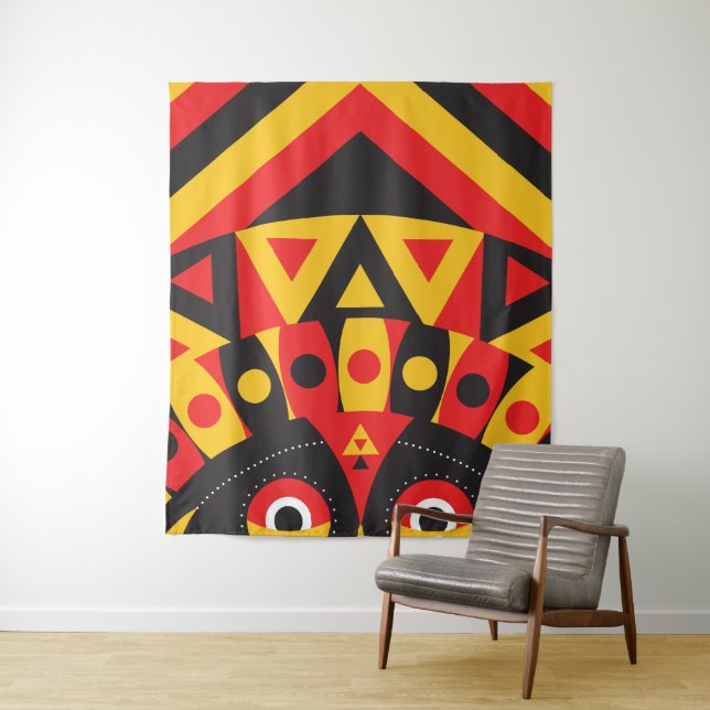 Tapete De Parede Tribal original (In Situ)