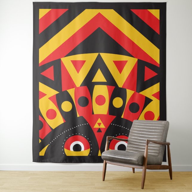Tapete De Parede Tribal original (In Situ)