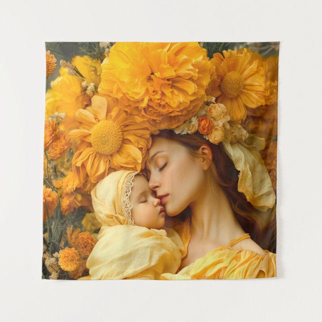 Tapete De Parede Tributar às Mães (Frente)