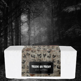 Tapete De Parede Trick ou Treat Halloween Mesa Hang Banner