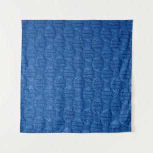 Tapete De Parede tricô de textura. Pullover azul. Mães de tecido