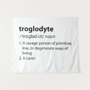 Tapete De Parede Troglodyte - Definição Engraçada Espeleologia