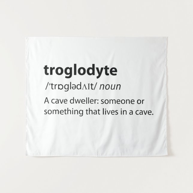 Tapete De Parede Troglodyte - Espeleologia De Cavernas Engraçadas (Frente (Horizontal))