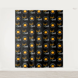 Tapete De Parede Tronco do Halloween ou Etapa de tratamento e repet