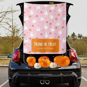 Tapete De Parede Tronco ou Tratar Banner de Carro de Halloween