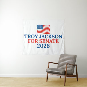 Tapete De Parede Troy Jackson para Senado Eleição 2026 no Maine
