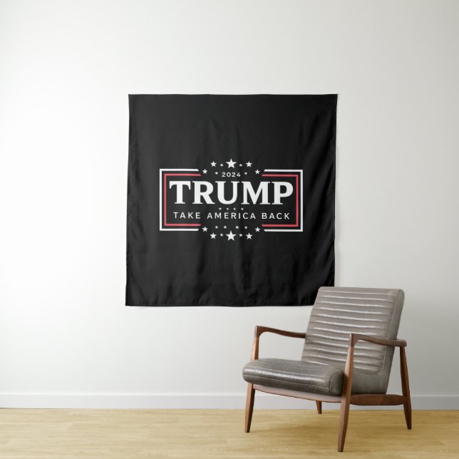 Tapete De Parede Trump 2024 De Volta à América  (In Situ)