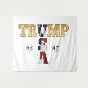 Tapete De Parede Trump Dourado ⛳ Presidencial EUA 45 47 🏆