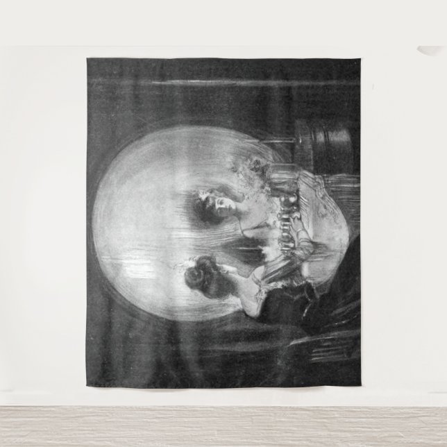 Tapete De Parede Tudo é Vanity, por Charles Allan Gilbert (Frente)