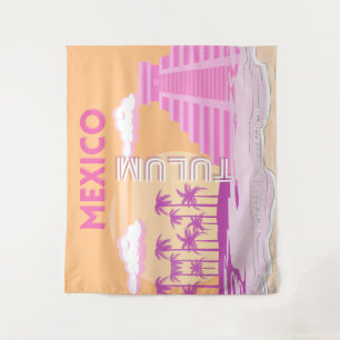 Tapete De Parede Túlio, Arte De Viagem, Arte Retroativa, Rosa, Lara