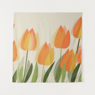 Tapete De Parede tulipa amarela