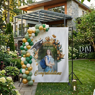 Tapete De Parede Tulipas Douradas Modernas na Borda de Fundo de For