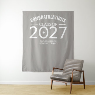 Tapete De Parede Turma de 2027 Parabéns Graduação Ousada