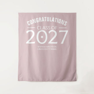 Tapete De Parede Turma de 2027 Parabéns Graduação Ousada
