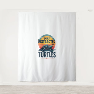 Tapete De Parede Turtle Facilmente Distraída Por Turtles Sea Vintag