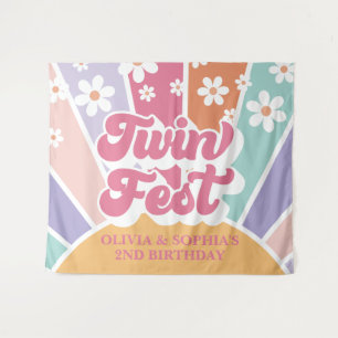 Tapete De Parede Twin Fest Rainbow Sunshine