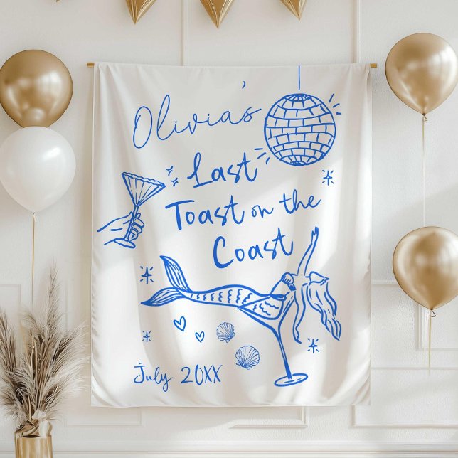 Tapete De Parede Último Brinde No Fundo Costeiro, Praia Bacheloret (Criador carregado)