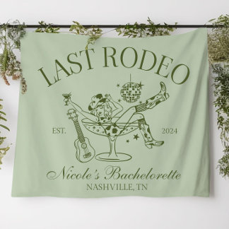 Tapete De Parede Último Estandarte de Rodeio Personalizado Parte da