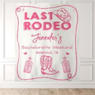 Tapete De Parede Último Fim de Semana da Bachelorette Rodeo Cowgirl