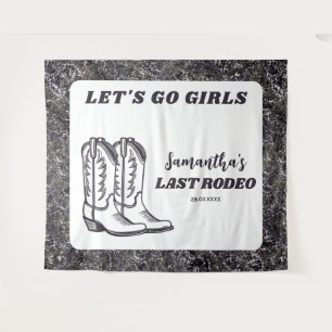 Tapete De Parede Último Rodeio Cowgirl Ocidental Despedida de Solte