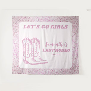 Tapete De Parede Último Rodeio Cowgirl Ocidental Festa de Despedida