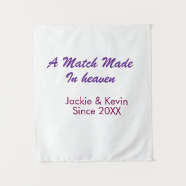 Tapete De Parede Um casamento feito no céu roxo malva desde o ano n