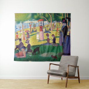 Tapete De Parede Um domingo à tarde no La Jatte grandioso por