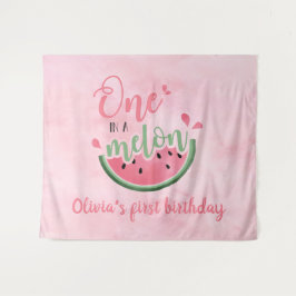 Tapete De Parede Um em um primeiro aniversario de melancia Melon