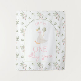 Tapete De Parede Um Estandarte Personalizado de Aniversário de Gans