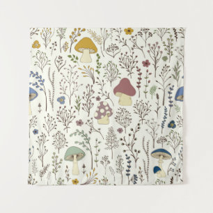 Tapete De Parede Um padrão perfeito. Conjunto de plantas selvagens 