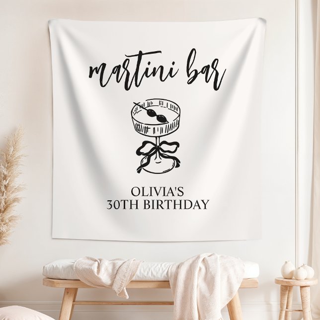 Tapete De Parede Um Sinal de Bar de Aniversário Martini Um Pouquinh (Criador carregado)