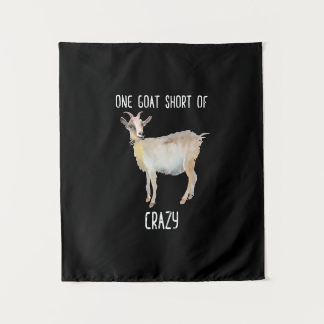 Tapete De Parede Uma Cabra Sem Cabra Louca (Frente)