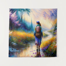 Tapete De Parede Uma caminhada na obra de arte das florestas