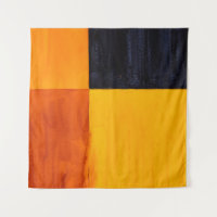 Uma pintura abstrato minimalista; blocos texturiza