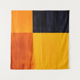 Tapete De Parede Uma pintura abstrato minimalista; blocos texturiza