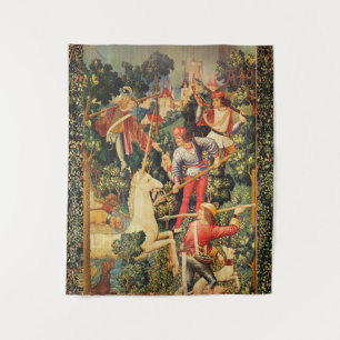 TAPETE DE PAREDE UNICORN ENCONTRA FLORES FANTASMAS, MOTIFAS FLORAIS