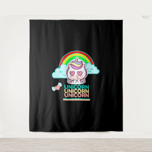 Tapete De Parede Unicorn Love