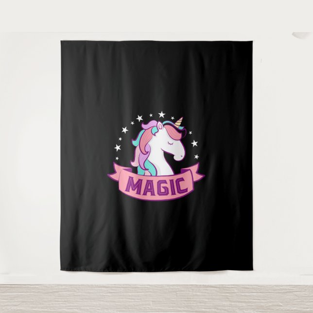 TAPETE DE PAREDE UNICORN MAGIC (Frente)