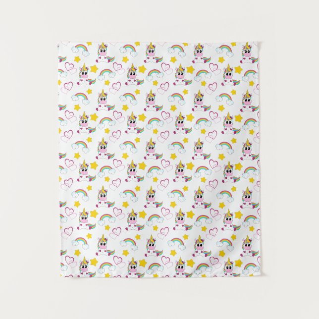 Tapete De Parede Unicorn pattern (Frente)